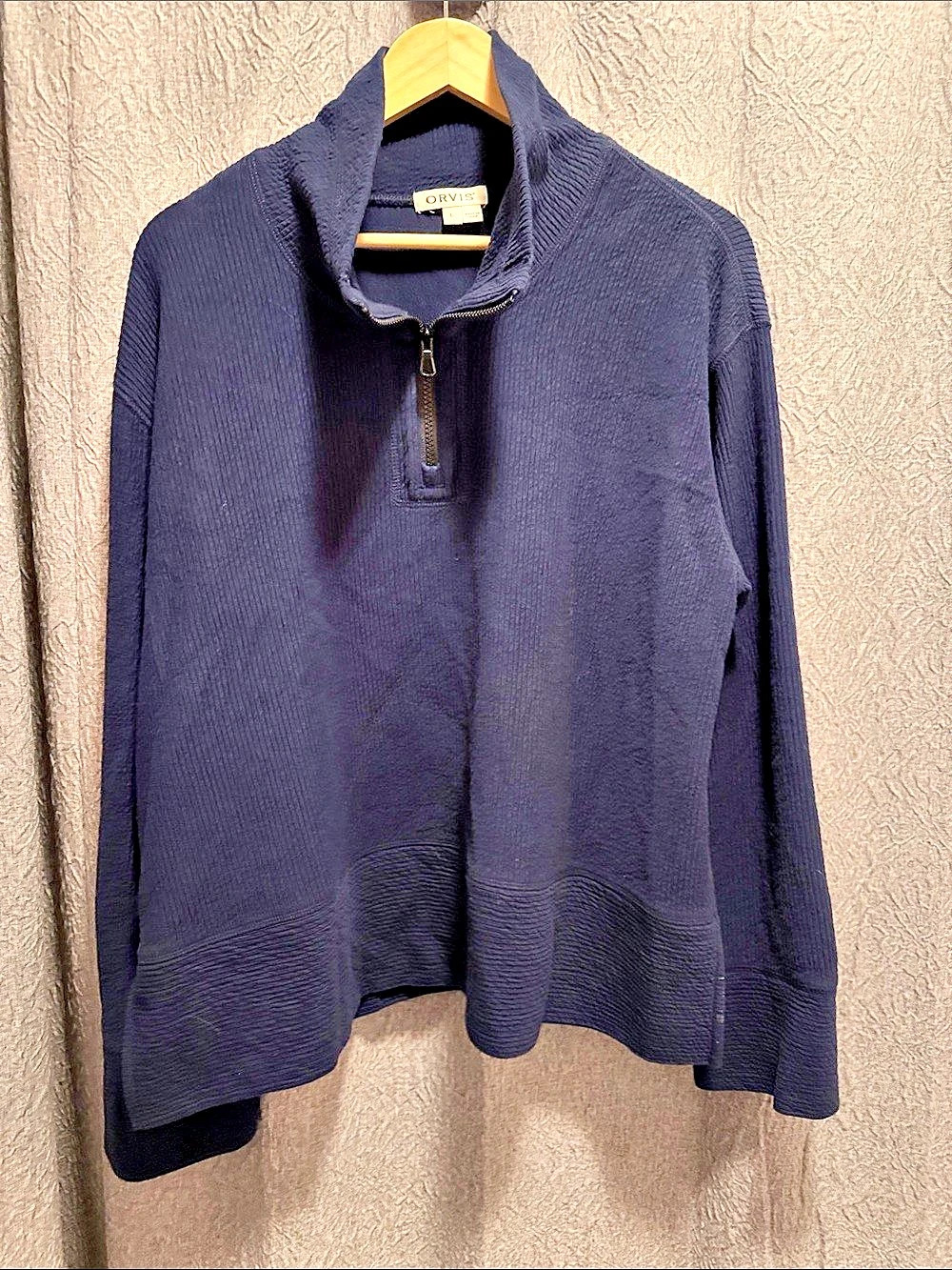 Orvis Quarter-Zip Sweater Large Like New